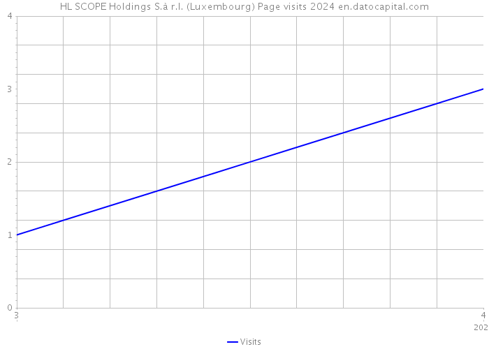 HL SCOPE Holdings S.à r.l. (Luxembourg) Page visits 2024 