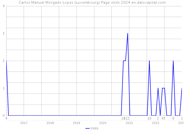 Carlos Manuel Morgado Lopes (Luxembourg) Page visits 2024 