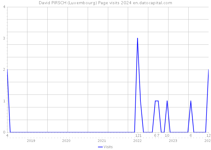 David PIRSCH (Luxembourg) Page visits 2024 