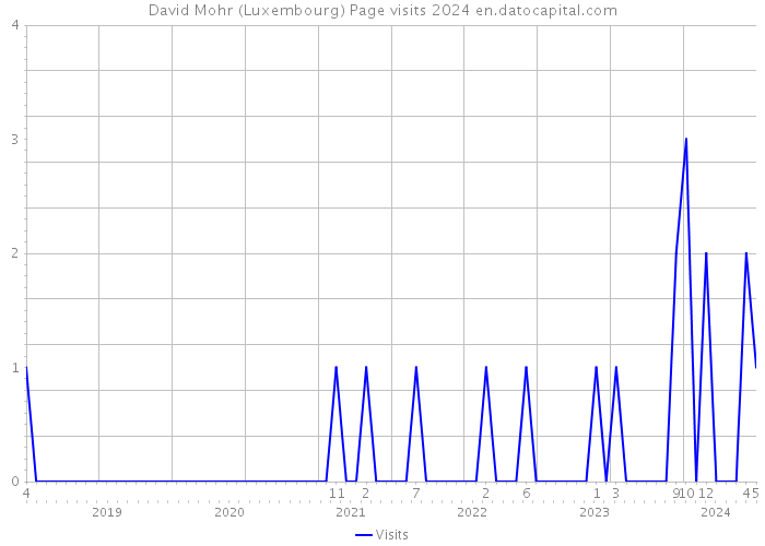 David Mohr (Luxembourg) Page visits 2024 