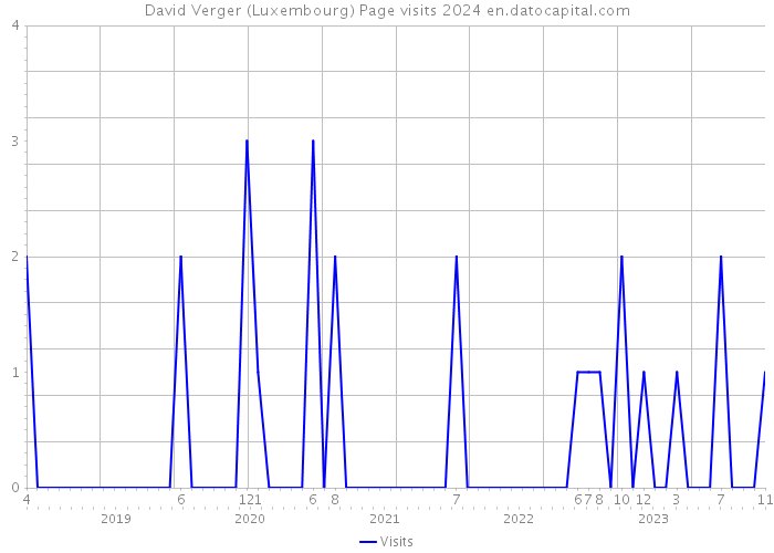 David Verger (Luxembourg) Page visits 2024 