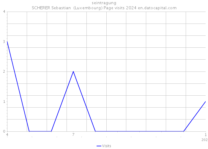 seintragung SCHERER Sebastian (Luxembourg) Page visits 2024 