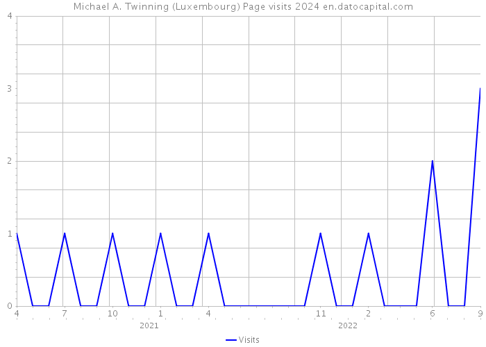 Michael A. Twinning (Luxembourg) Page visits 2024 