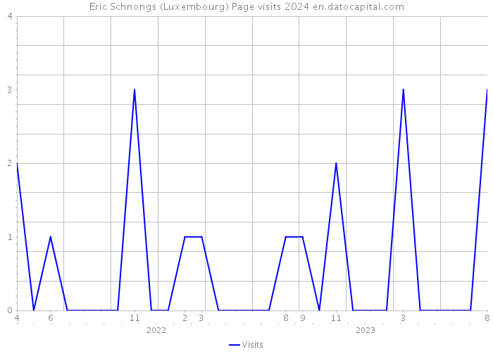 Eric Schnongs (Luxembourg) Page visits 2024 