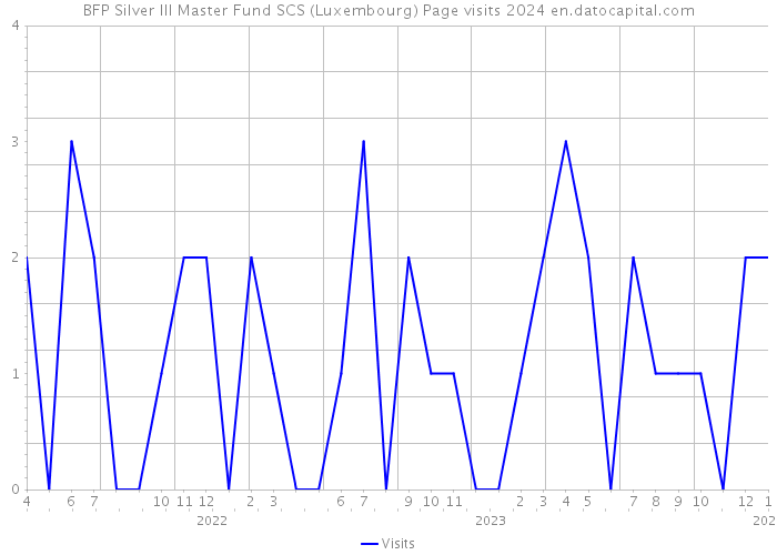 BFP Silver III Master Fund SCS (Luxembourg) Page visits 2024 