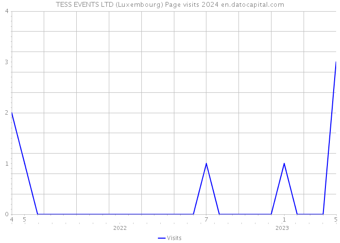 TESS EVENTS LTD (Luxembourg) Page visits 2024 