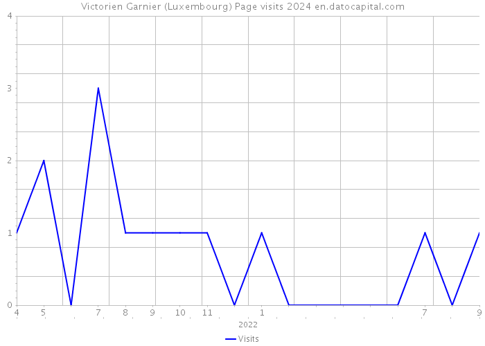 Victorien Garnier (Luxembourg) Page visits 2024 