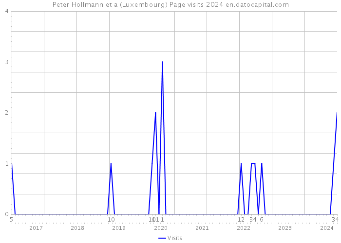 Peter Hollmann et a (Luxembourg) Page visits 2024 