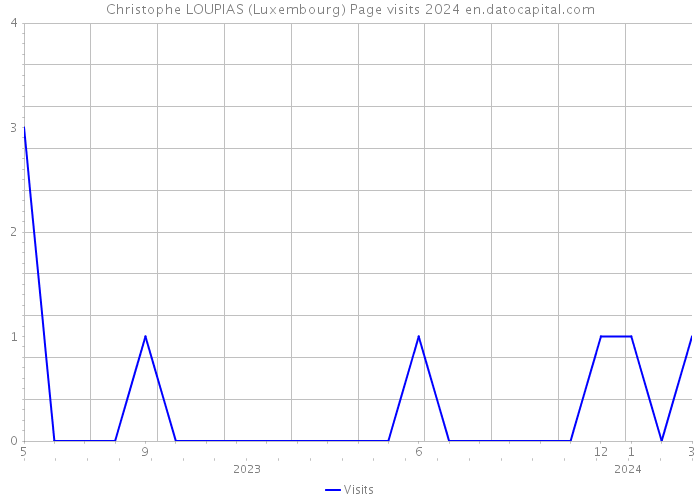 Christophe LOUPIAS (Luxembourg) Page visits 2024 