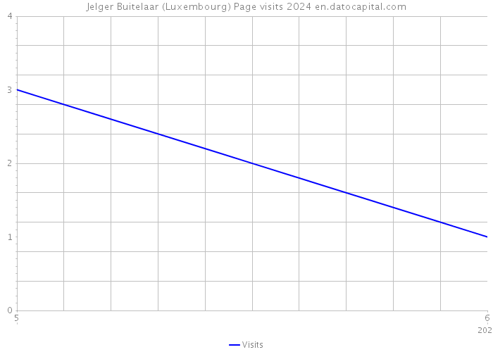 Jelger Buitelaar (Luxembourg) Page visits 2024 