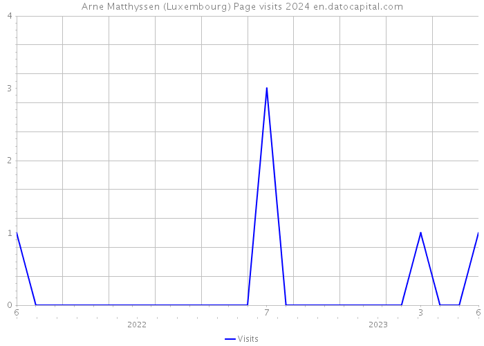 Arne Matthyssen (Luxembourg) Page visits 2024 