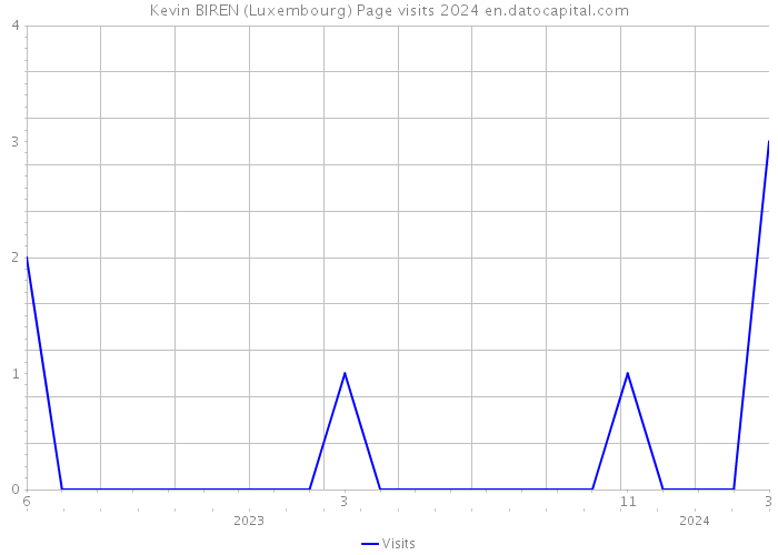 Kevin BIREN (Luxembourg) Page visits 2024 