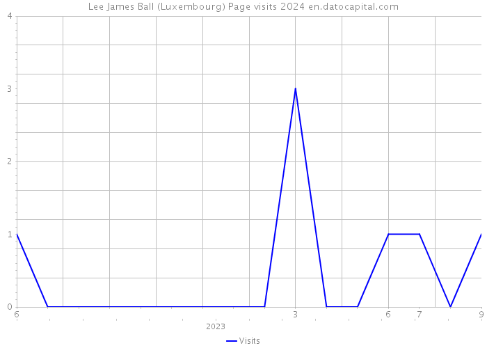 Lee James Ball (Luxembourg) Page visits 2024 