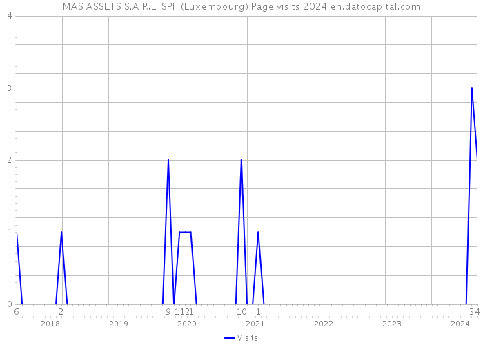 MAS ASSETS S.A R.L. SPF (Luxembourg) Page visits 2024 