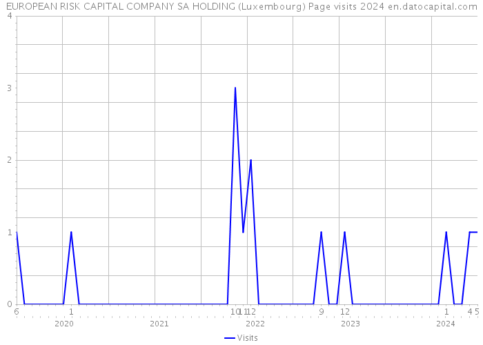 EUROPEAN RISK CAPITAL COMPANY SA HOLDING (Luxembourg) Page visits 2024 