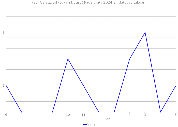 Paul Calatayud (Luxembourg) Page visits 2024 