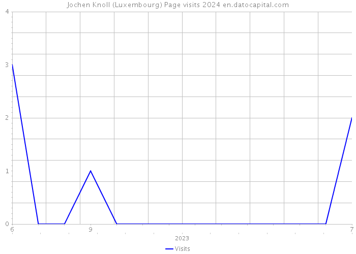 Jochen Knoll (Luxembourg) Page visits 2024 