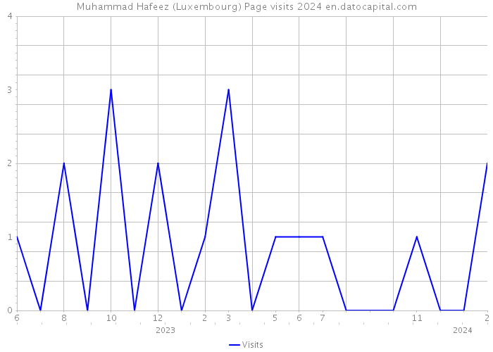 Muhammad Hafeez (Luxembourg) Page visits 2024 