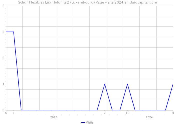 Schur Flexibles Lux Holding 2 (Luxembourg) Page visits 2024 