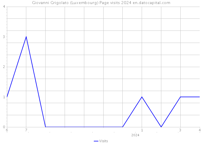 Giovanni Grigolato (Luxembourg) Page visits 2024 