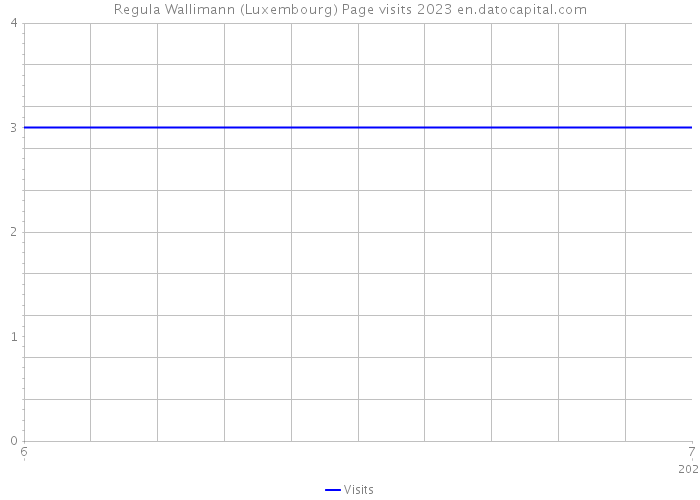 Regula Wallimann (Luxembourg) Page visits 2023 
