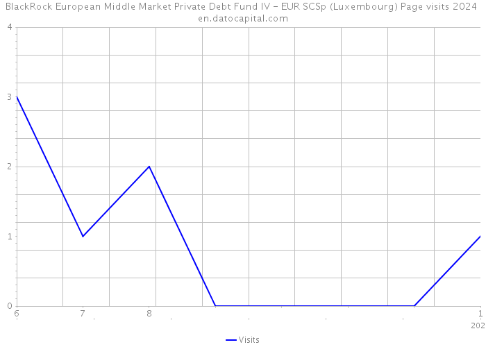 BlackRock European Middle Market Private Debt Fund IV - EUR SCSp (Luxembourg) Page visits 2024 