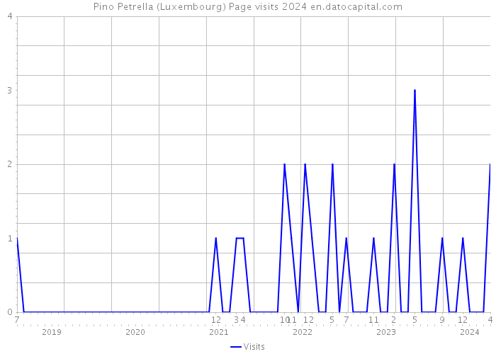 Pino Petrella (Luxembourg) Page visits 2024 