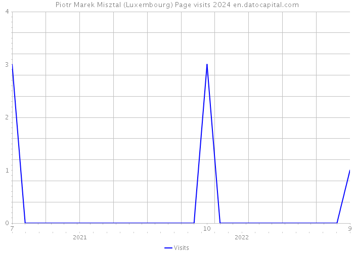 Piotr Marek Misztal (Luxembourg) Page visits 2024 