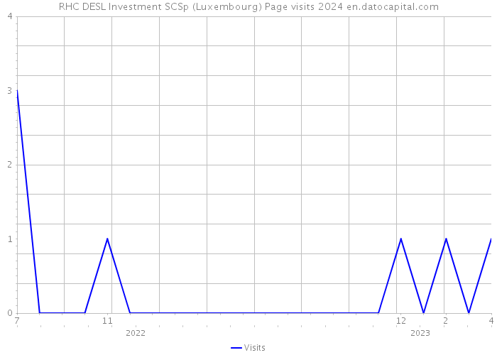 RHC DESL Investment SCSp (Luxembourg) Page visits 2024 