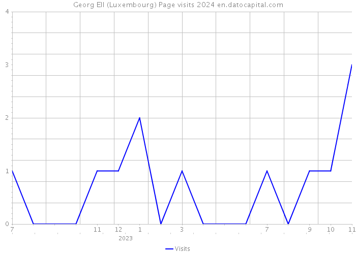 Georg Ell (Luxembourg) Page visits 2024 