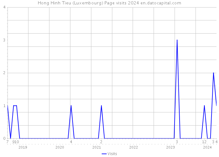 Hong Hinh Tieu (Luxembourg) Page visits 2024 