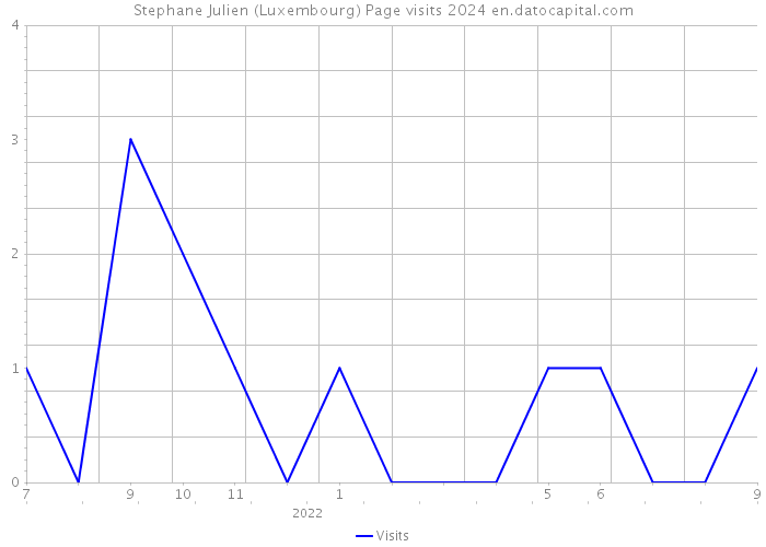 Stephane Julien (Luxembourg) Page visits 2024 