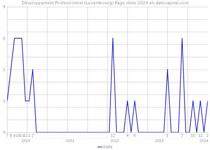 Développement Professionnel (Luxembourg) Page visits 2024 