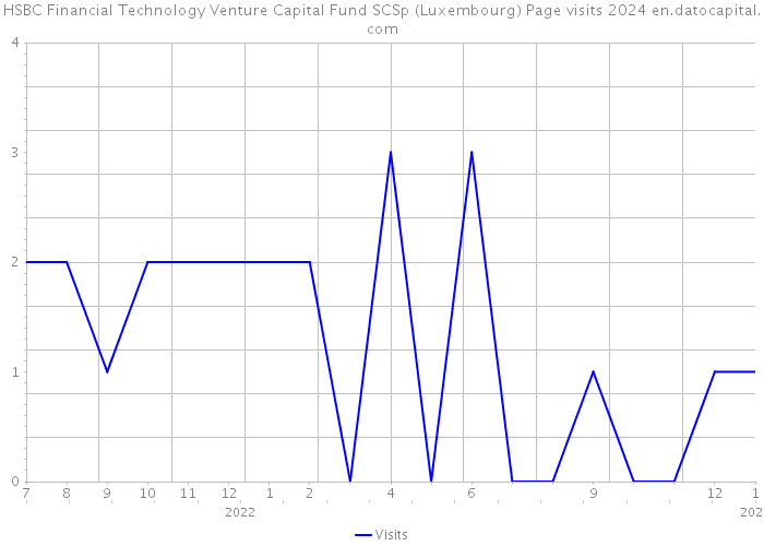 HSBC Financial Technology Venture Capital Fund SCSp (Luxembourg) Page visits 2024 