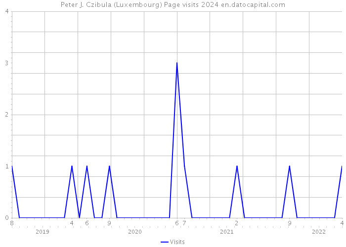 Peter J. Czibula (Luxembourg) Page visits 2024 