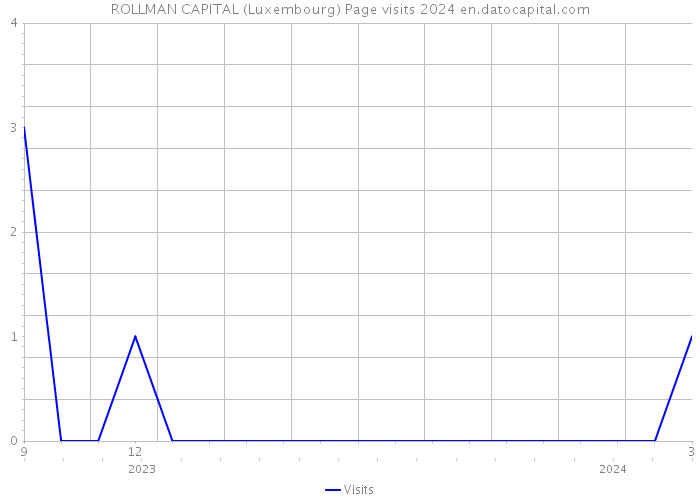 ROLLMAN CAPITAL (Luxembourg) Page visits 2024 