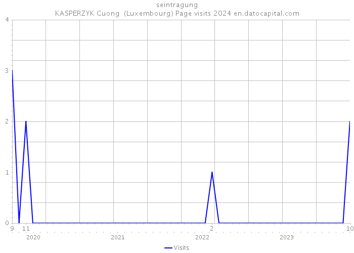 seintragung KASPERZYK Cuong (Luxembourg) Page visits 2024 