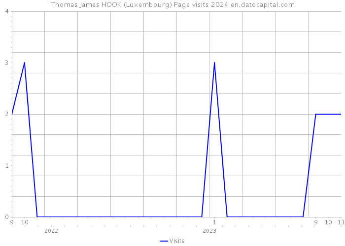 Thomas James HOOK (Luxembourg) Page visits 2024 