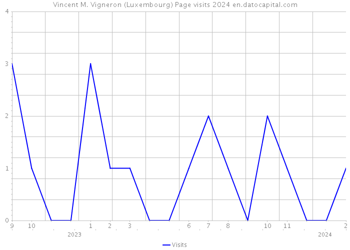 Vincent M. Vigneron (Luxembourg) Page visits 2024 