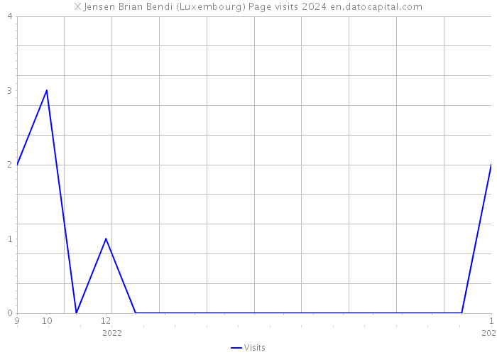 X Jensen Brian Bendi (Luxembourg) Page visits 2024 