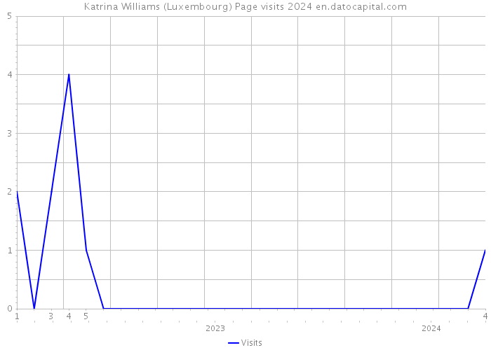 Katrina Williams (Luxembourg) Page visits 2024 