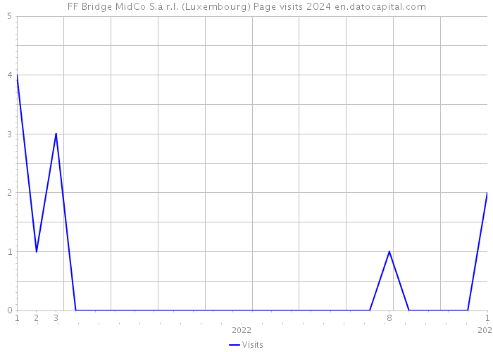 FF Bridge MidCo S.à r.l. (Luxembourg) Page visits 2024 
