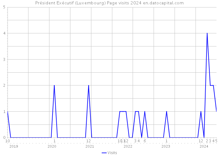 Président Exécutif (Luxembourg) Page visits 2024 