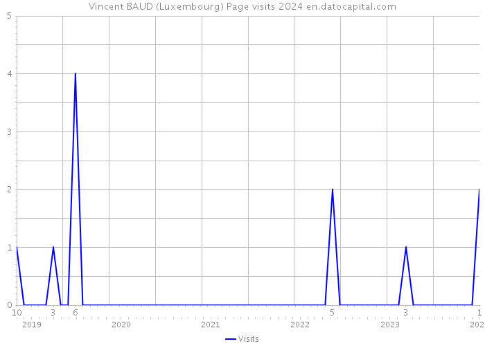Vincent BAUD (Luxembourg) Page visits 2024 