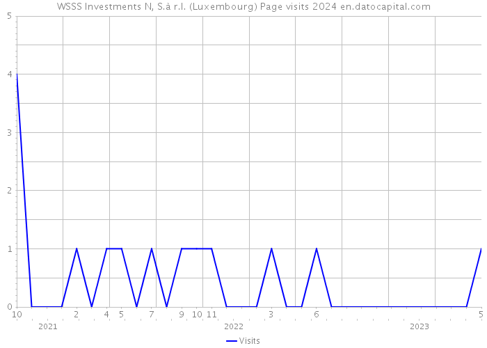 WSSS Investments N, S.à r.l. (Luxembourg) Page visits 2024 