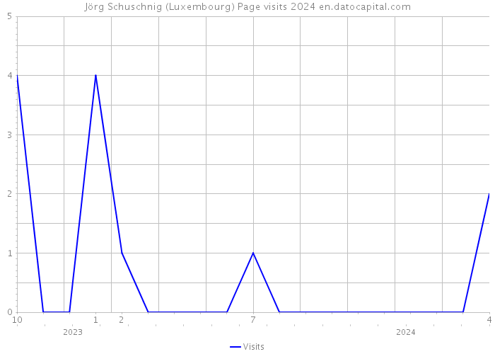 Jörg Schuschnig (Luxembourg) Page visits 2024 