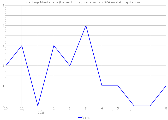 Pierluigi Montenero (Luxembourg) Page visits 2024 