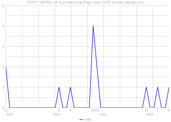 ROOT CAPITAL SA (Luxembourg) Page visits 2024 