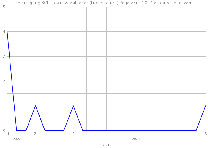 seintragung SCI Ludwig & Maldener (Luxembourg) Page visits 2024 