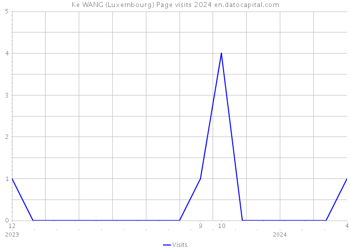 Ke WANG (Luxembourg) Page visits 2024 